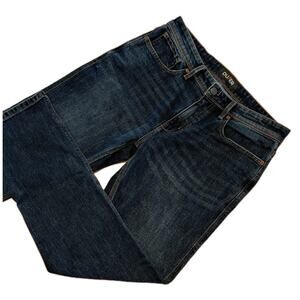 DU/ER Mens L2X Straight Leg Jeans 34x32 Dark Rinse Performance Comfort Stretch